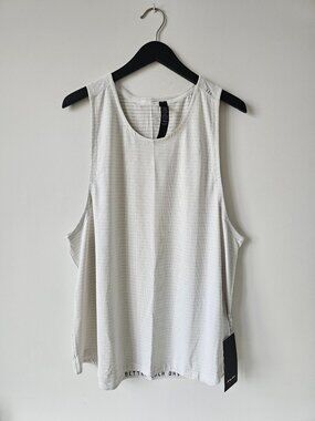 NWT LULULEMON WHTO White Opal License To Train Tank Top Shirt Men's XXL
